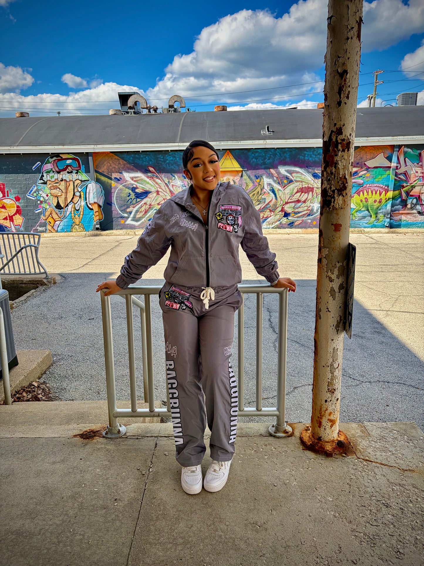 Cement Runner Windbreaker set
