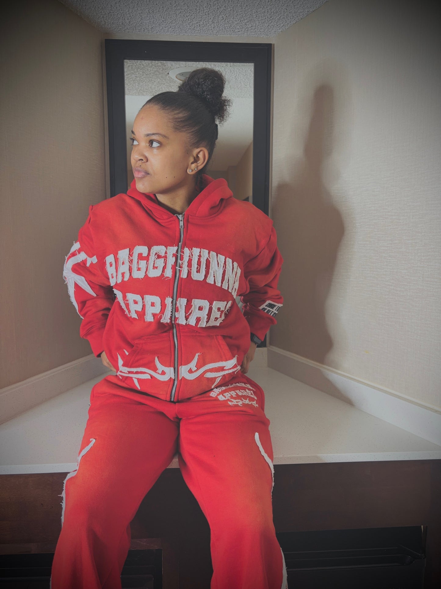 Red BaggApparel Sets