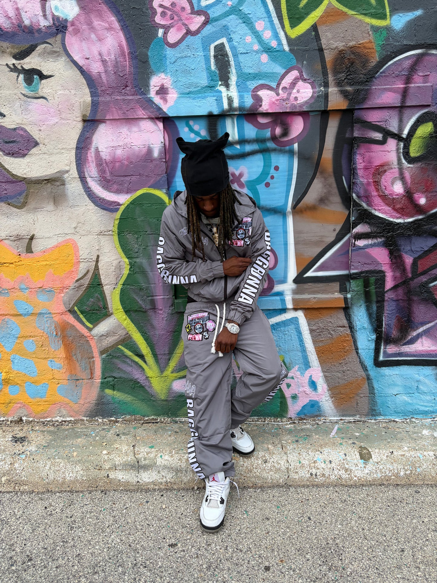 Cement Runner Windbreaker set