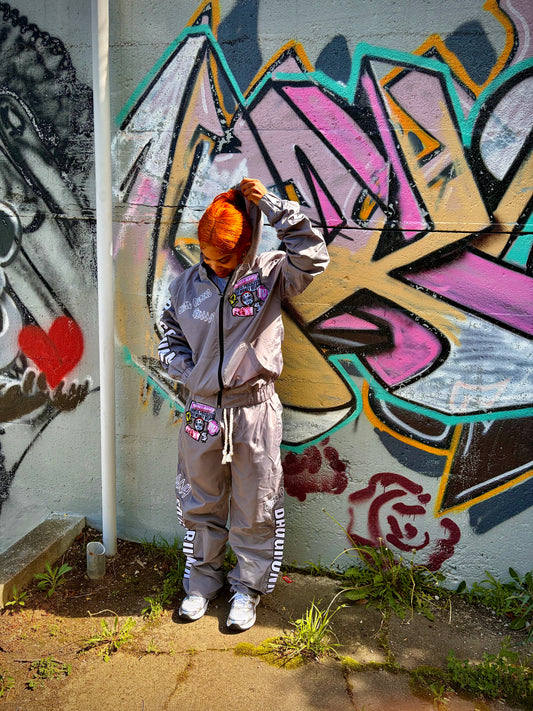 Cement Runner Windbreaker set